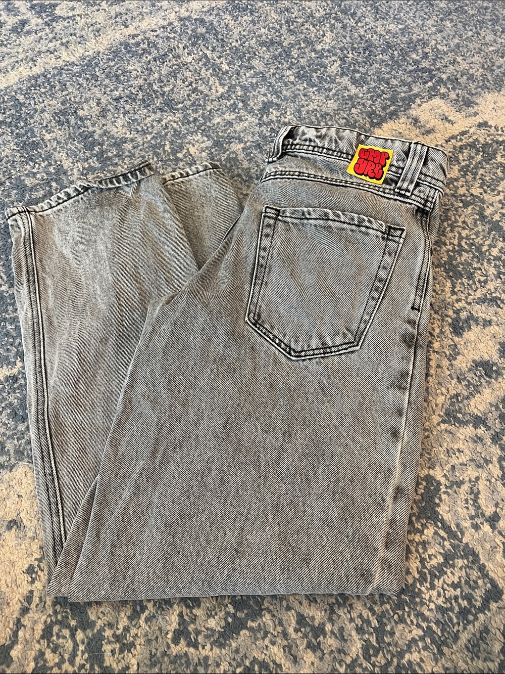 Gray Boys’ Straight-Leg Jeans